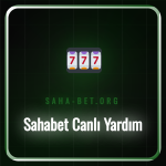 Sahabet canlı yardım hizmetine bağlanan bir kullanıcının ekranı
