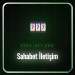 Sahabet iletişim kanallarına ulaşan bir kullanıcı ve müşteri hizmetleri logosu.