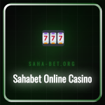Sahabet Online Casino platformunun ana sayfası ve oyun lobisi.