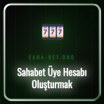 Sahabet üye hesabı oluşturmak için kayıt formunu dolduran bir kullanıcı
