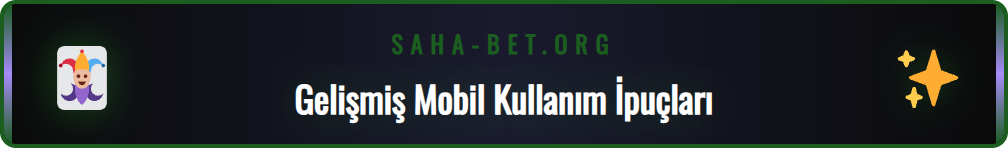 Sahabet mobil uygulamasında bildirimleri ve güvenlik ayarlarını yapan kullanıcı